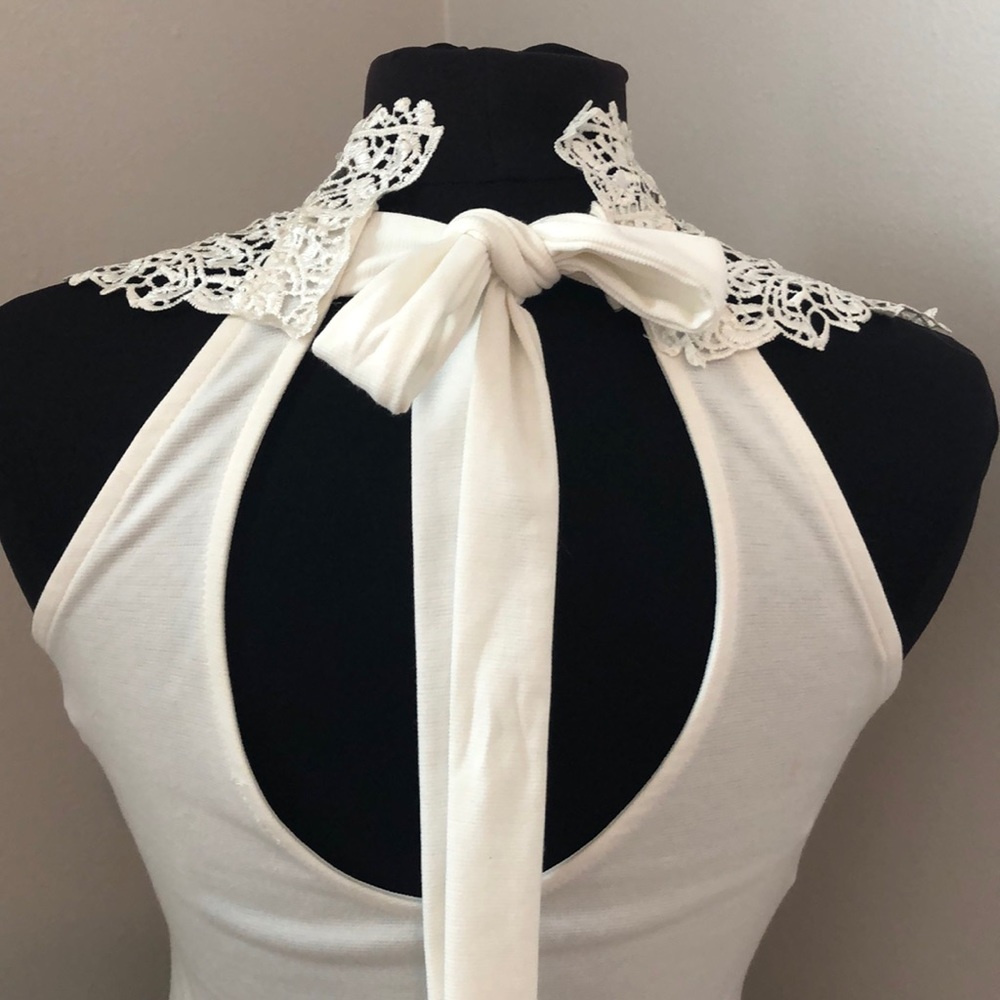 ❌SOLD❌ Trac lace collar above the knee dress